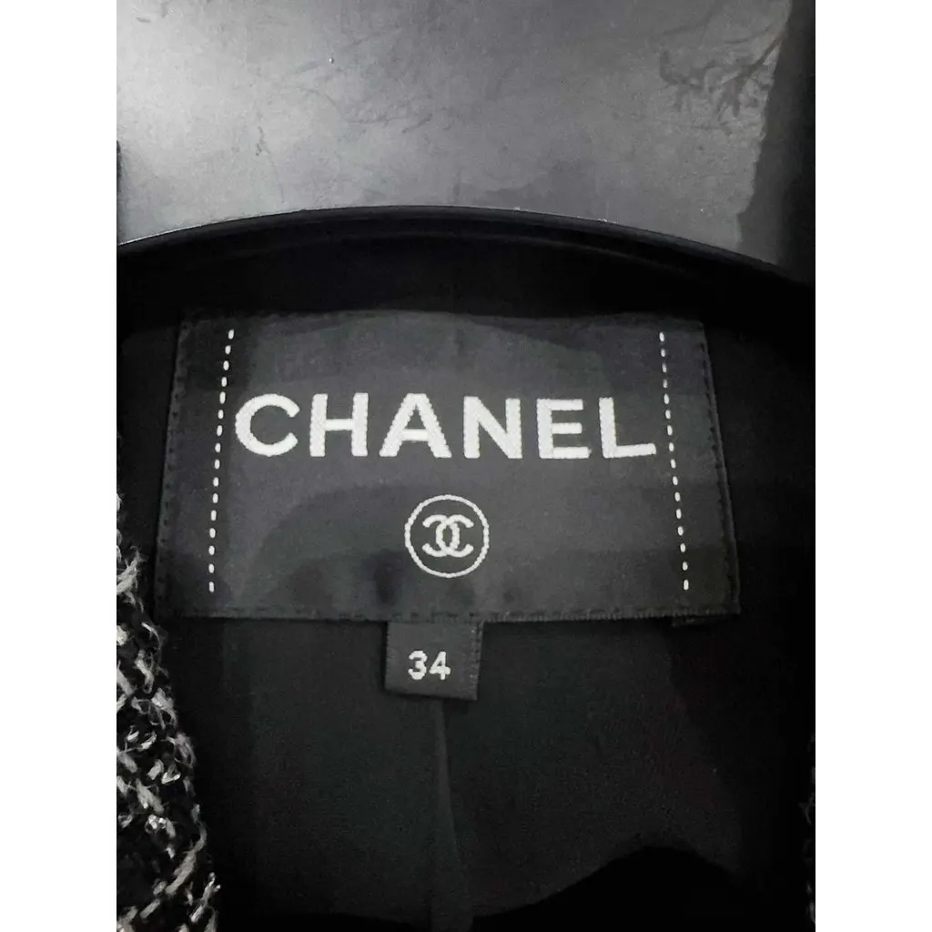 Chanel La Petite Veste Noire Cotton Jacket MultiColor Cotton Very good - Inside View
