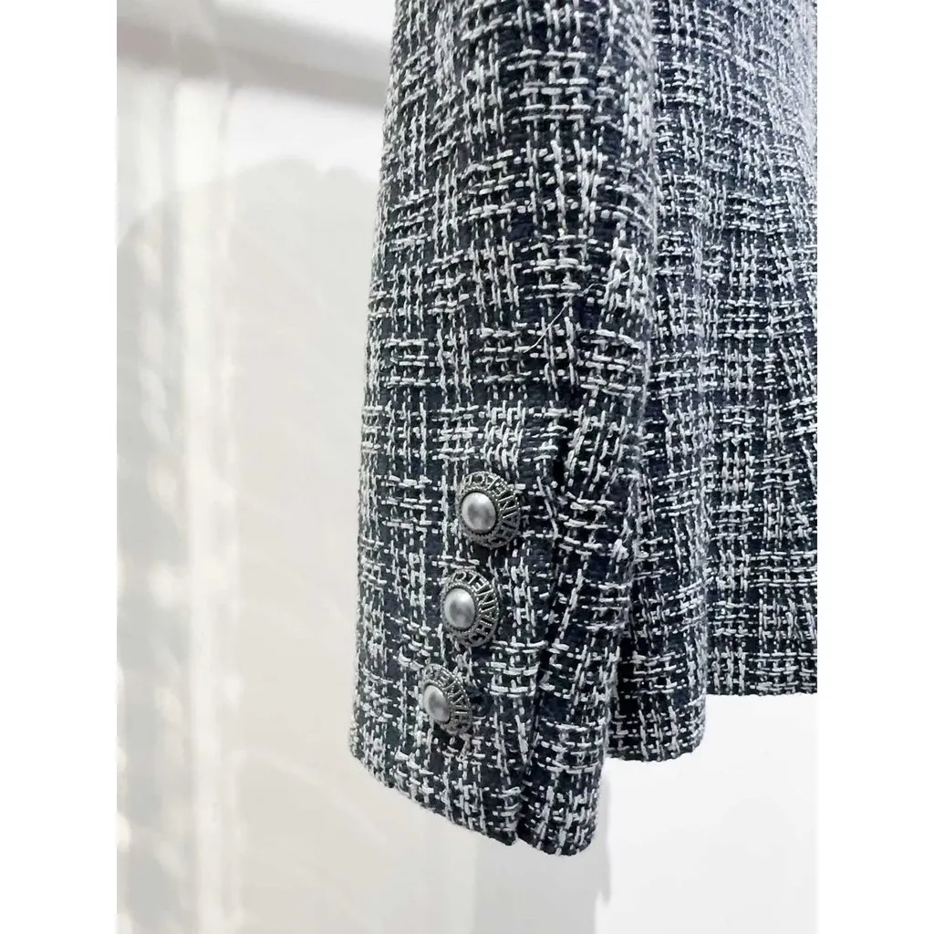 Chanel La Petite Veste Noire Cotton Jacket MultiColor Cotton Very good - Model View