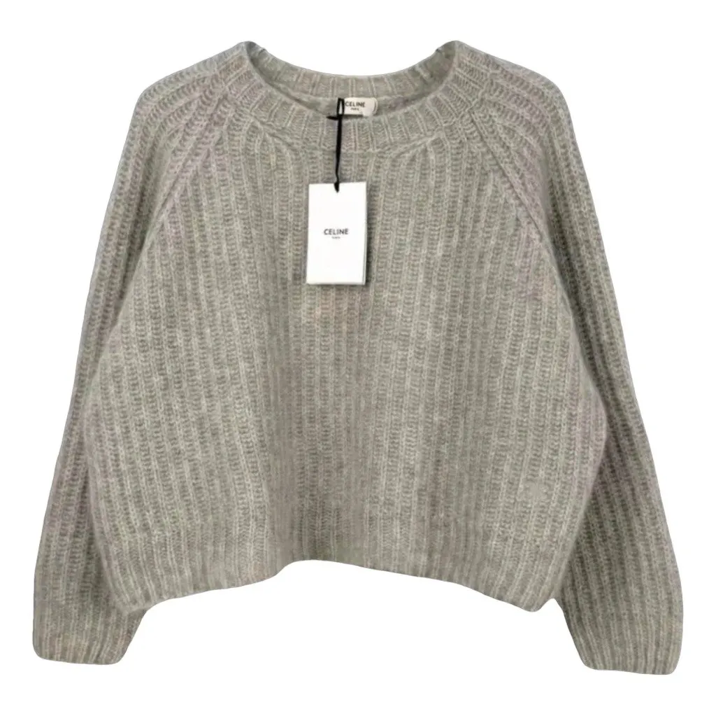 Celine Grey Cashmere Knitwear Grey Cashmere Never worn, with tag - Front View