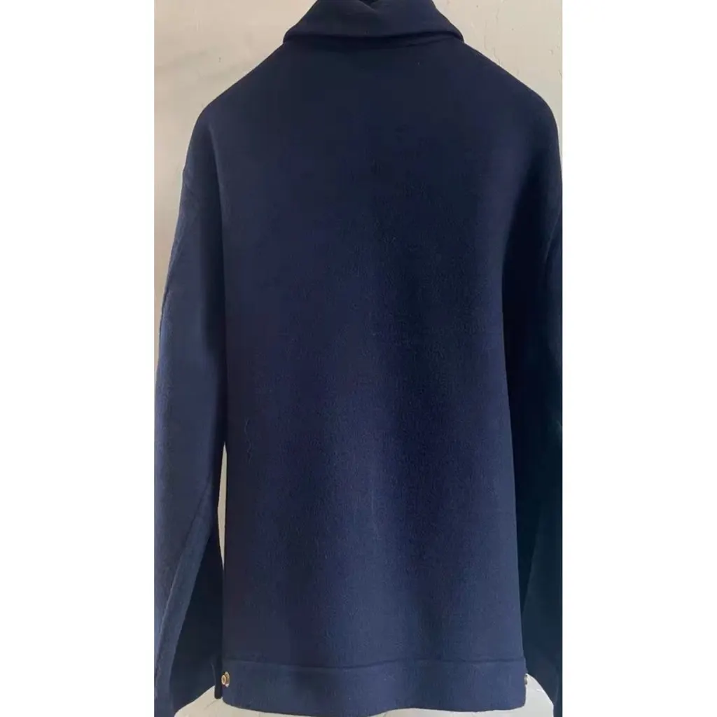 Celine Navy Cashmere Jacket Navy Cashmere Very good - Back View