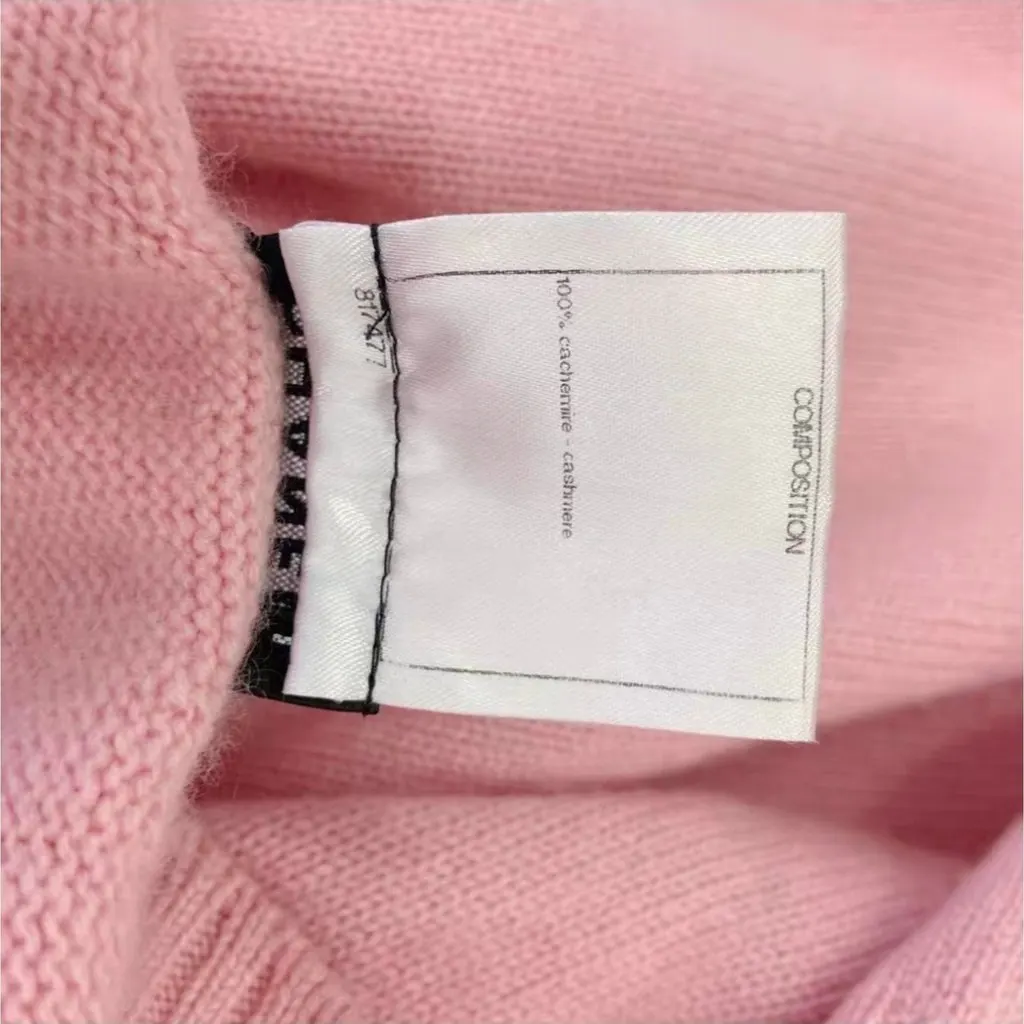 Chanel Pink Cashmere Knitwear Pink Cashmere Very good - Back View