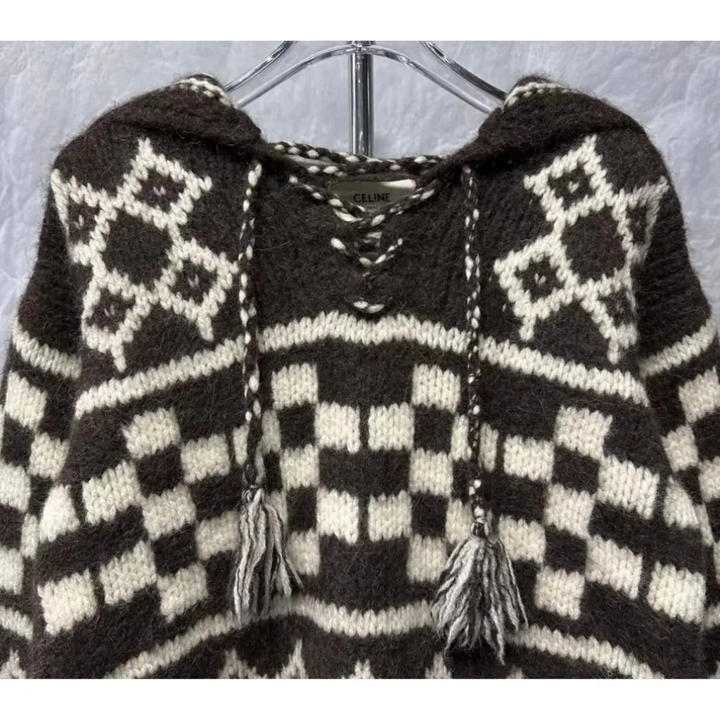 Celine Wool Knitwear MultiColor Wool Very good - Back View