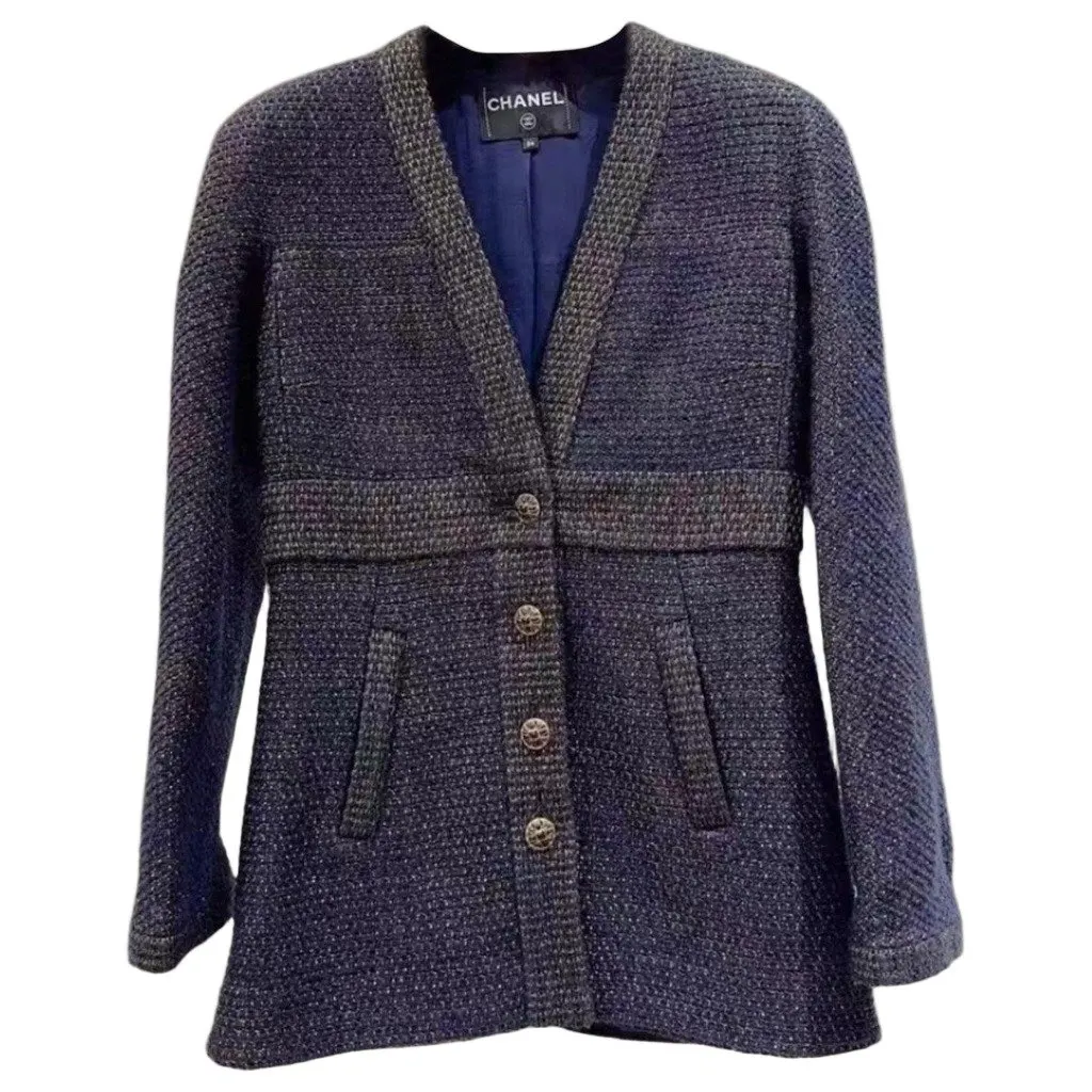 Chanel La Petite Veste Noire Wool Jacket MultiColor Wool Very good - Front View
