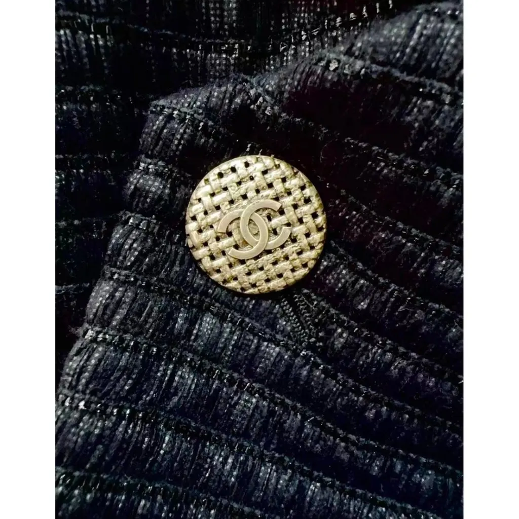 Chanel Polyamide Coat MultiColor Polyamide Very good - Back View