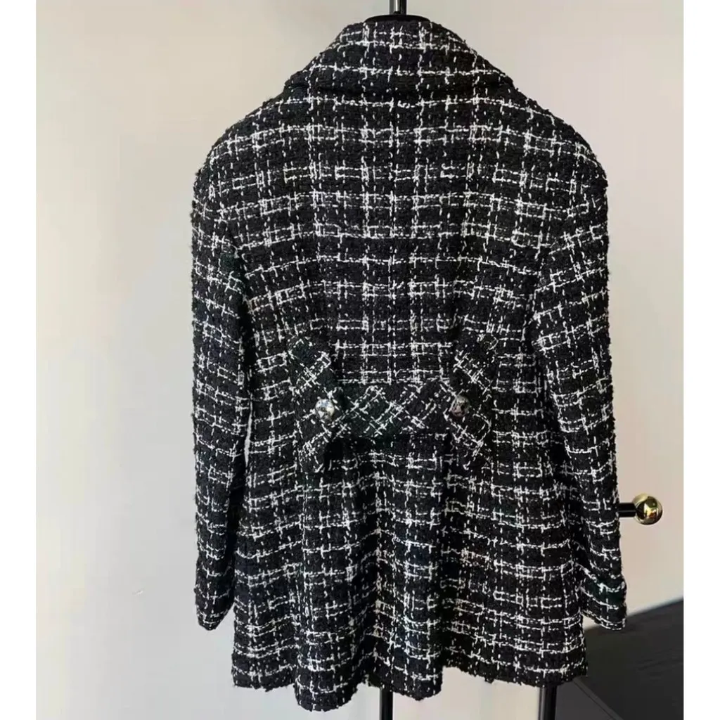 Chanel La Petite Veste Noire Tweed Jacket MultiColor Tweed Very good - Back View