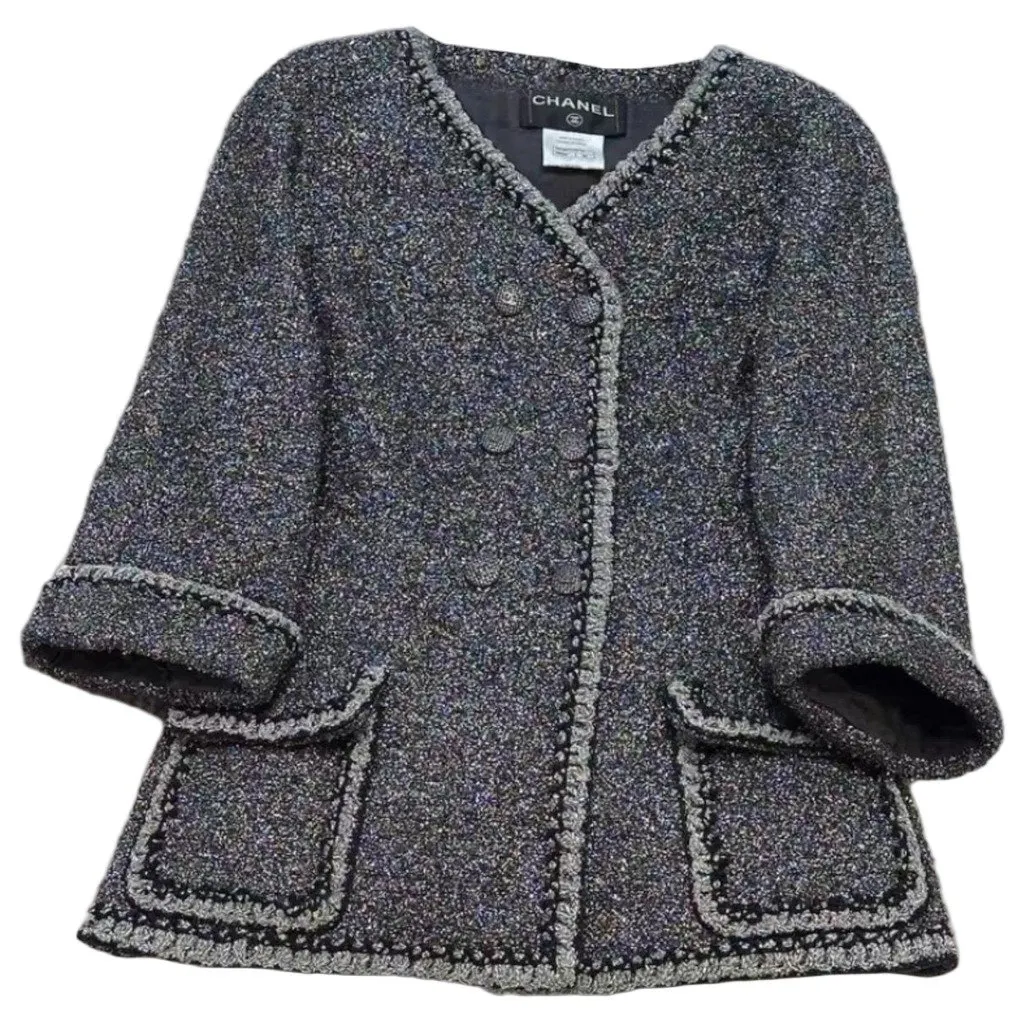 Chanel La Petite Veste Noire Polyamide Jacket MultiColor Polyamide Very good - Front View