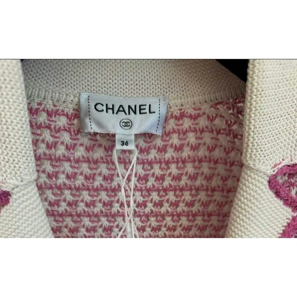 Chanel La Petite Veste Noire Cotton Jacket MultiColor Cotton Never worn, with tag - Model View