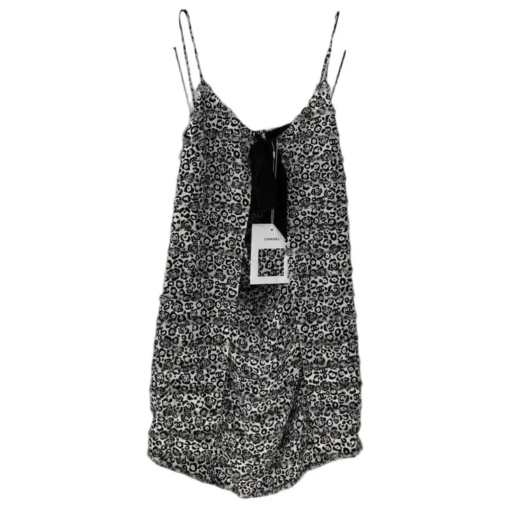 Chanel Silk Dress MultiColor Silk Never worn, with tag - Front View