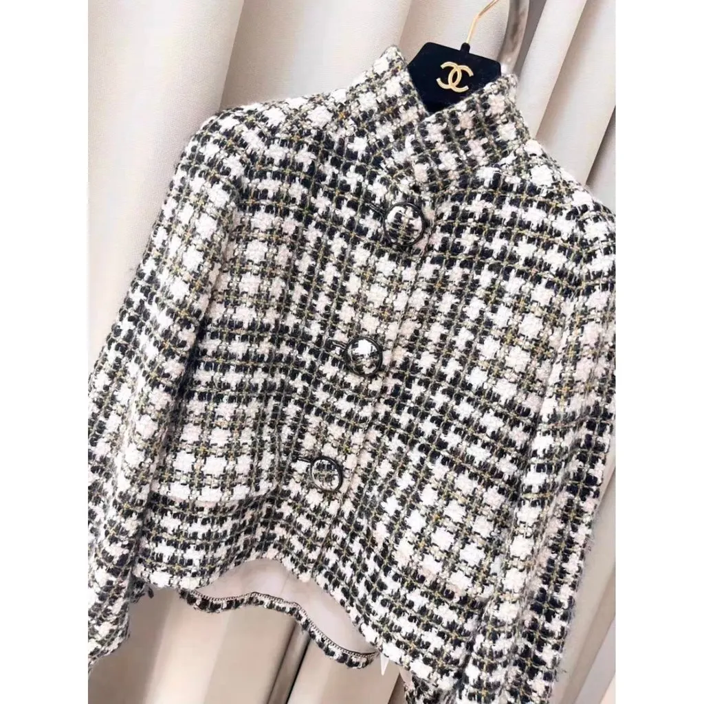 Chanel La Petite Veste Noire Wool Jacket MultiColor Wool Very good - Back View