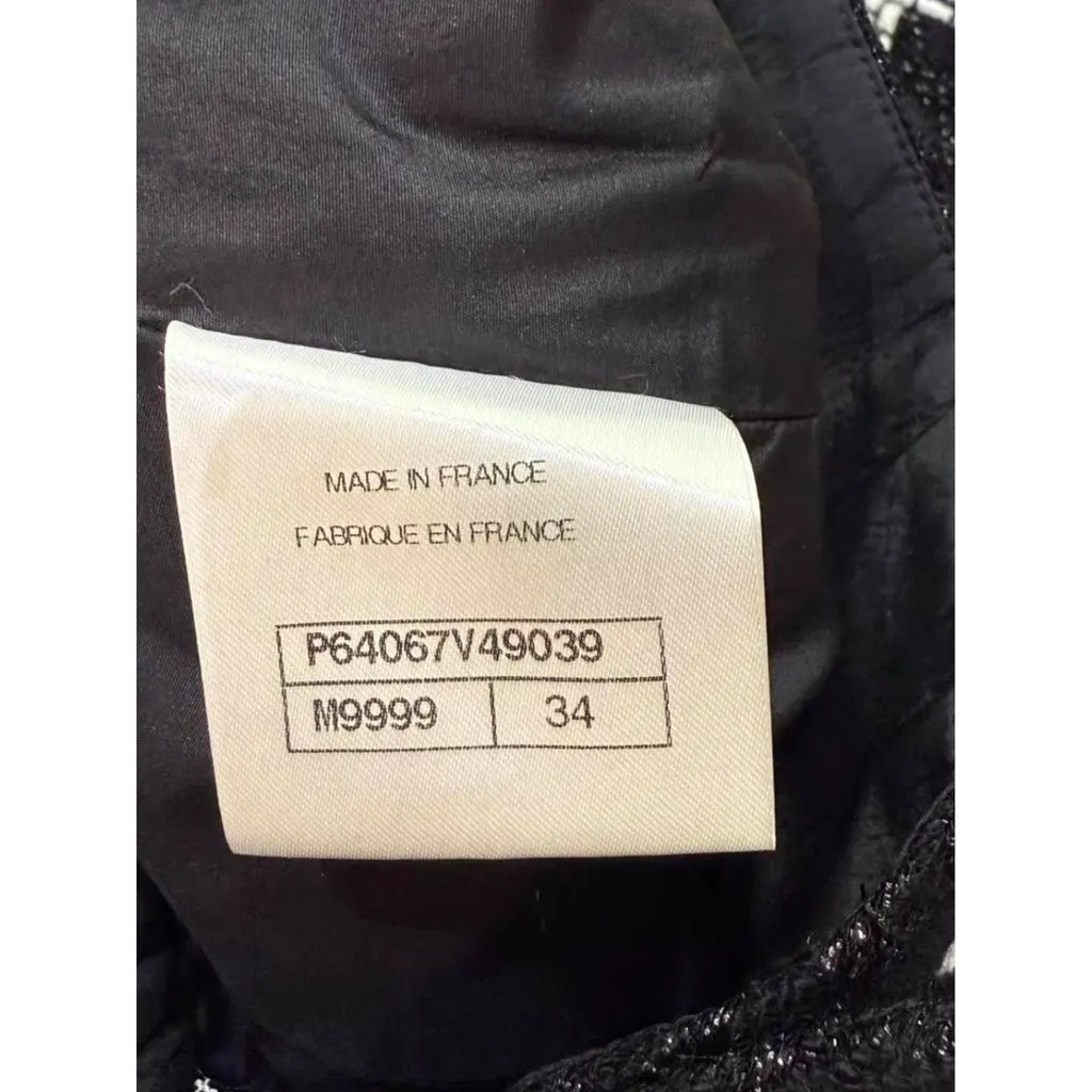 Chanel Tweed Shorts MultiColor Tweed Very good - Box View