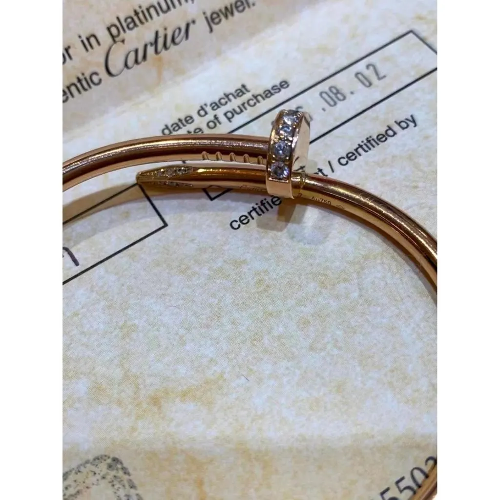 Cartier Juste Un Clou Pink Gold Bracelet MultiColor Very good - Model View