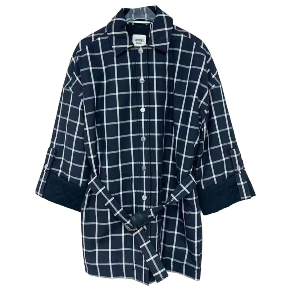 Hermes Cotton Jacket MultiColor Cotton Very good - Front View