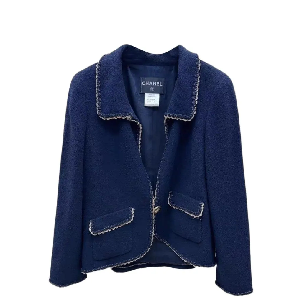 Chanel La Petite Veste Noire Wool Jacket MultiColor Wool Very good - Front View