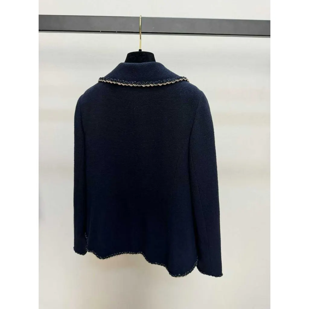 Chanel La Petite Veste Noire Wool Jacket MultiColor Wool Very good - Back View