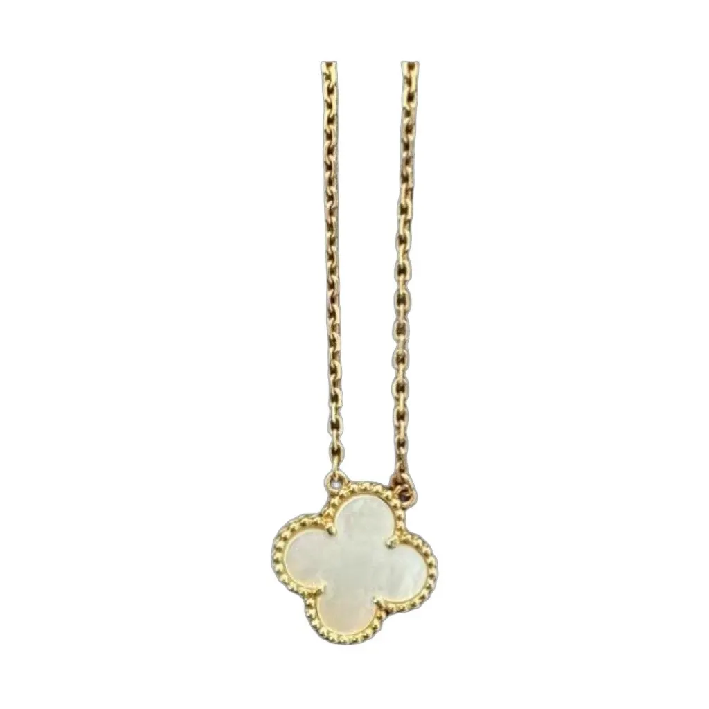 Van Cleef & Arpels Vintage Alhambra Yellow Gold Necklace