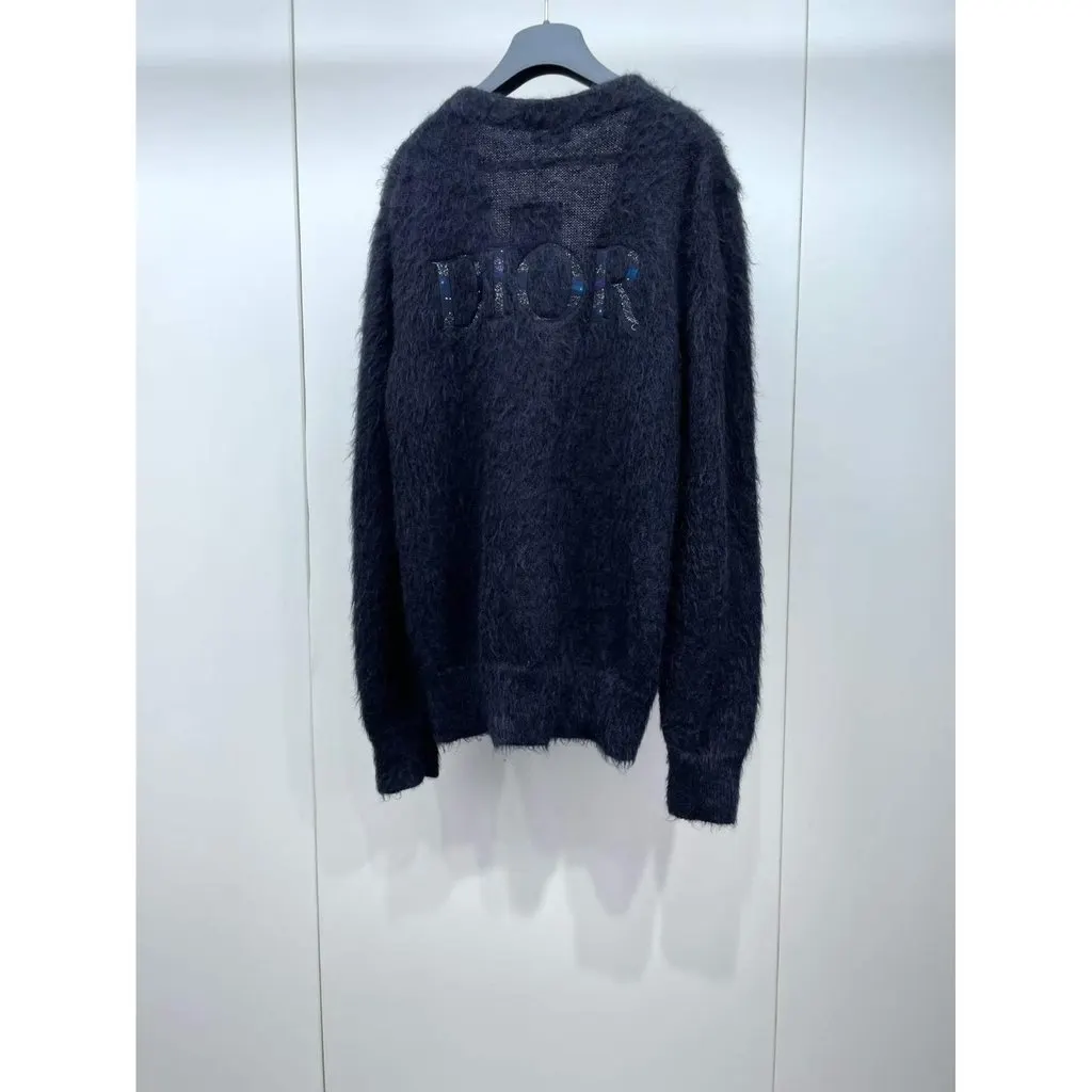 Dior Homme Black Wool Knitwear Black Wool Very good - Back View