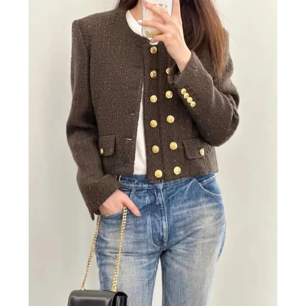 Celine Wool Jacket MultiColor Wool Very good - Back View