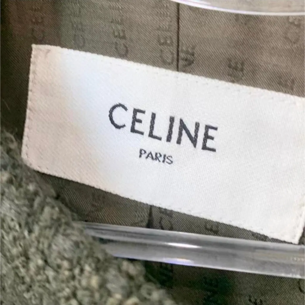 Celine Wool Jacket MultiColor Wool Very good - Model View