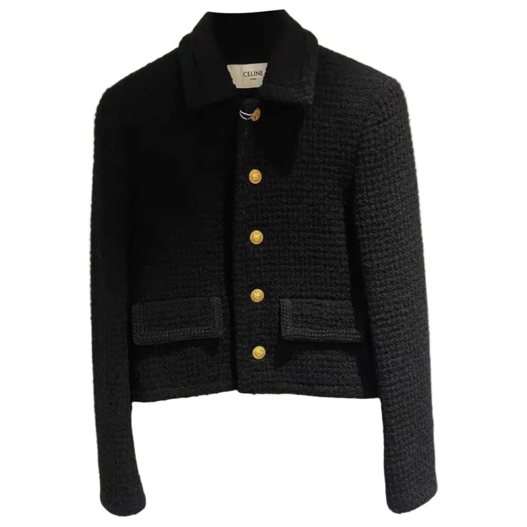 Celine Wool Jacket MultiColor Wool Very good - Front View