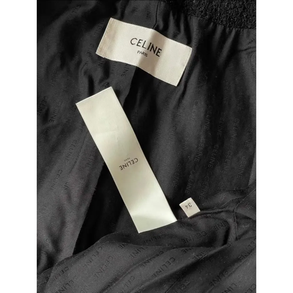 Celine Wool Jacket MultiColor Wool Very good - Inside View