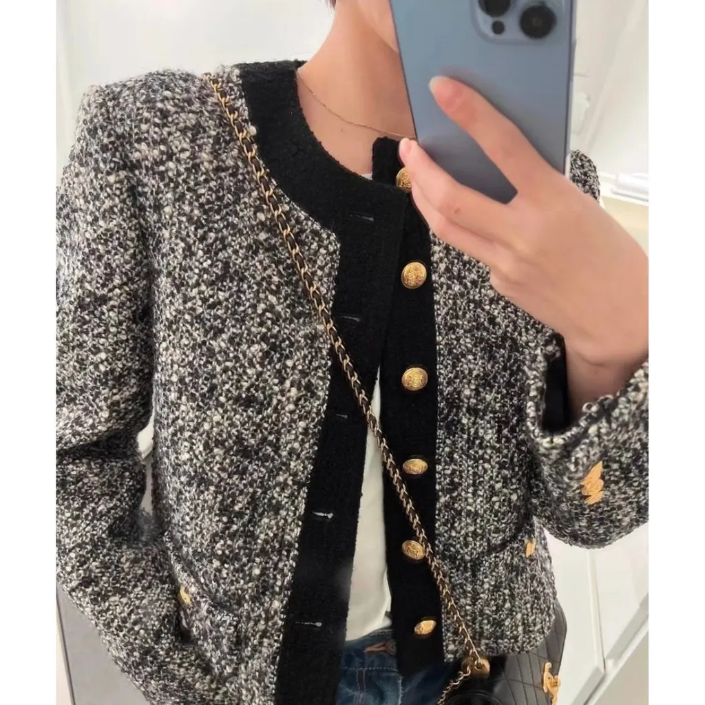 Celine Wool Jacket MultiColor Wool Very good - Box View