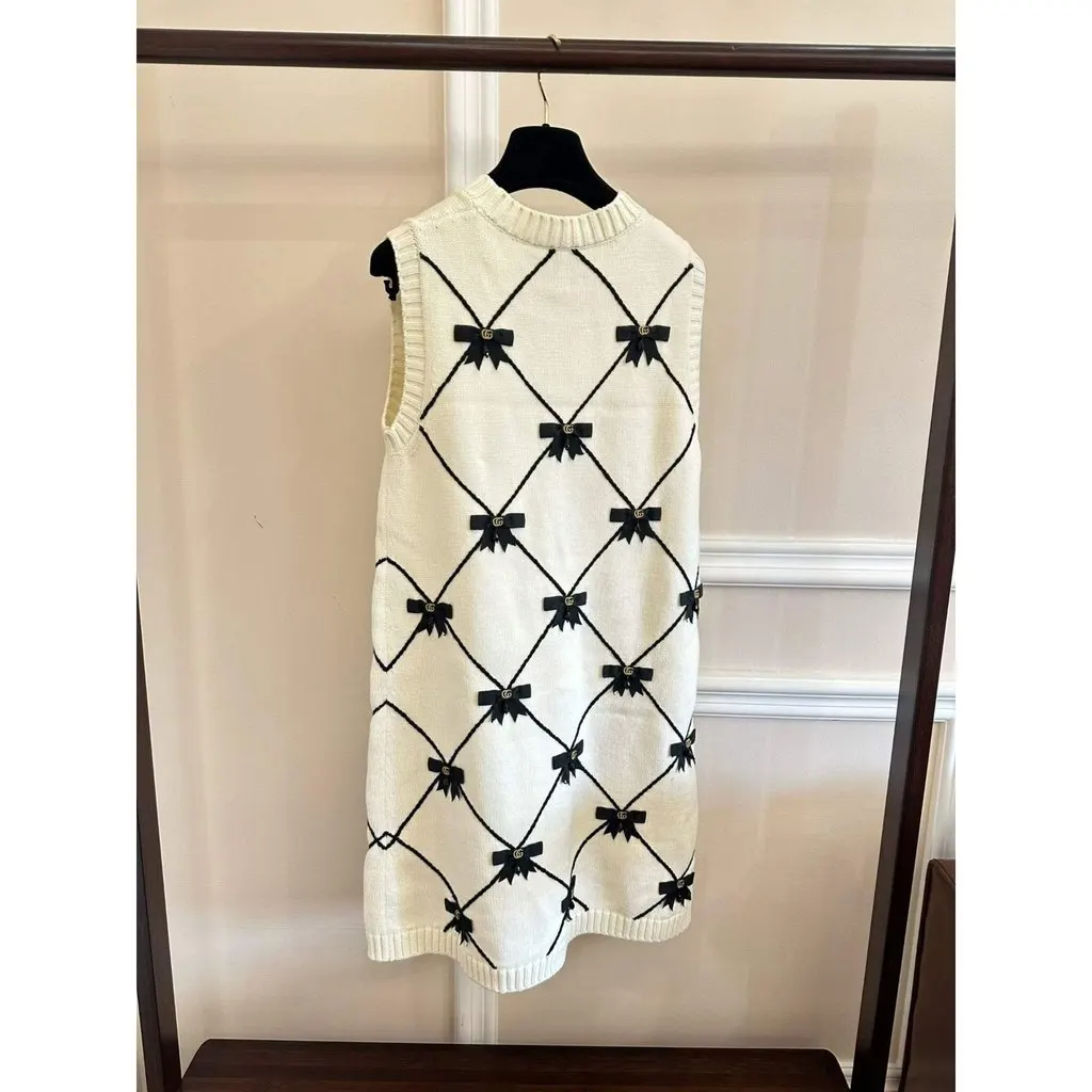 Gucci Wool Dress MultiColor Wool Very good - Back View