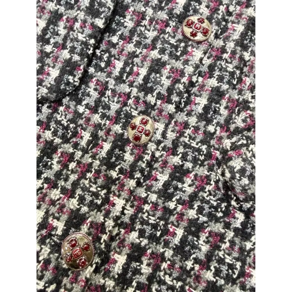 Chanel Wool Skirt MultiColor Wool Very good - Box View