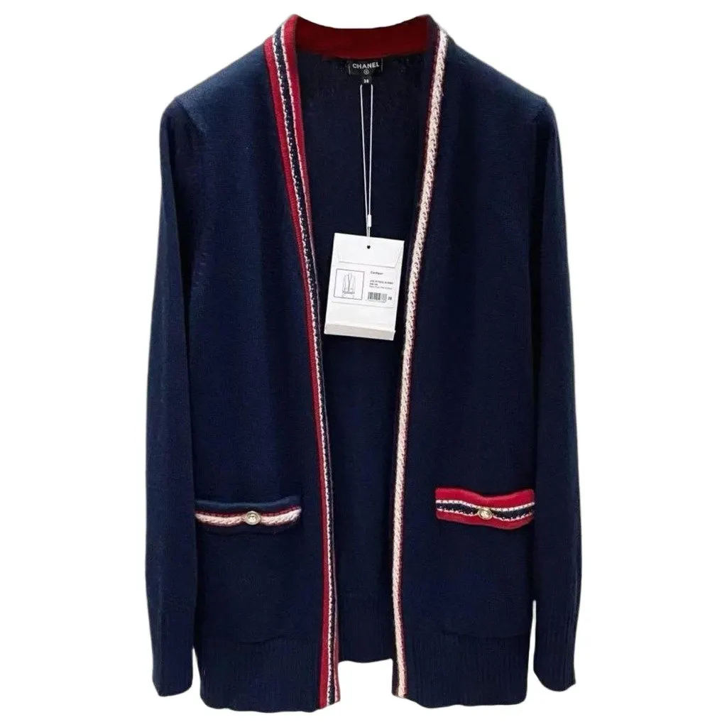 Chanel Cashmere Knitwear MultiColor Cashmere Never worn, with tag - Front View