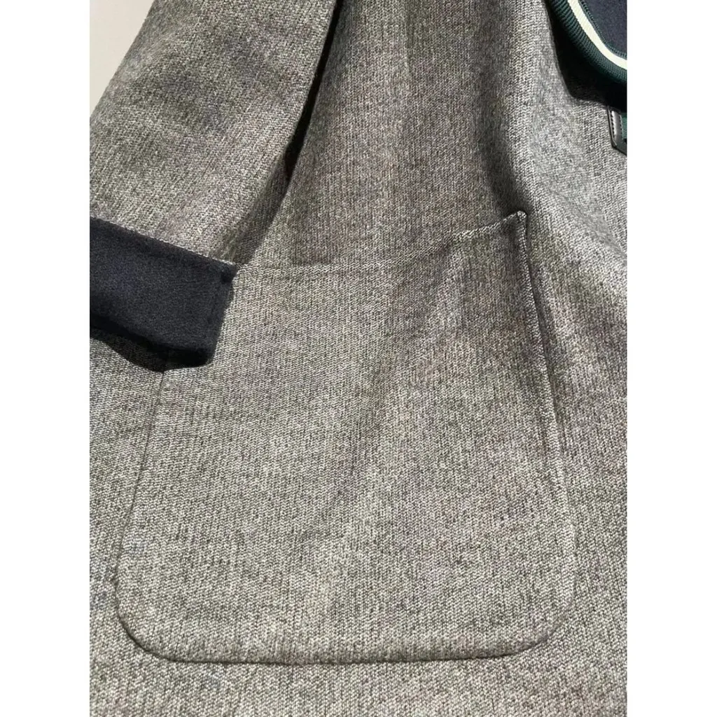 Hermes Cashmere Coat MultiColor Cashmere Very good - Box View