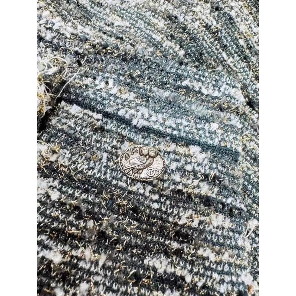 Chanel Tweed Skirt MultiColor Tweed Very good - Inside View