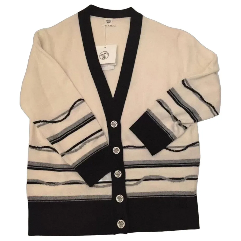 Hermes Cashmere Knitwear MultiColor Cashmere Never worn - Front View