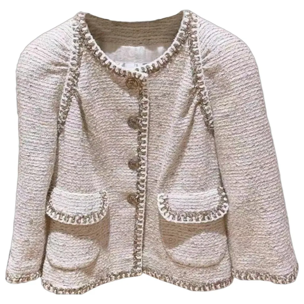 Chanel La Petite Veste Noire Tweed Jacket MultiColor Tweed Very good - Front View