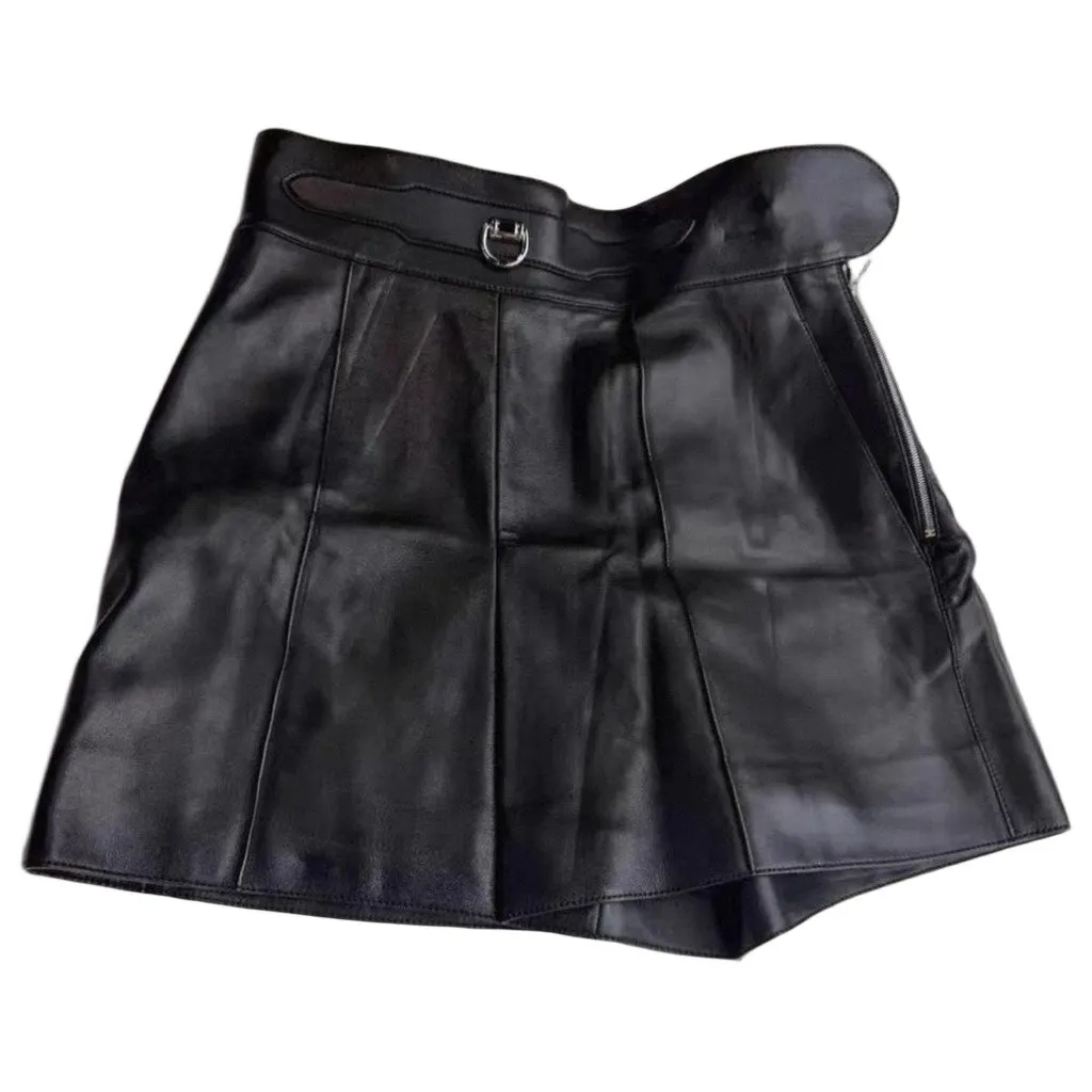 Hermes Leather Shorts MultiColor Leather Very good - Front View