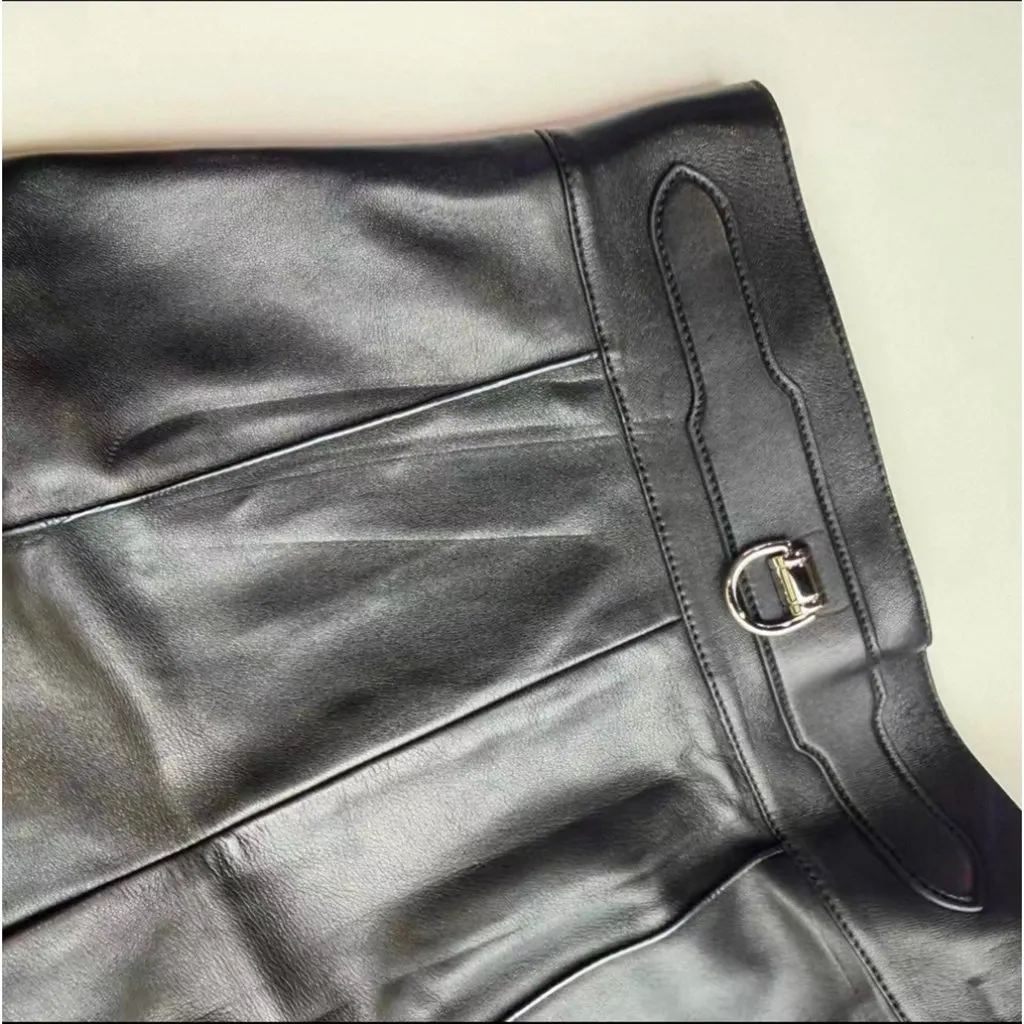 Hermes Leather Shorts MultiColor Leather Very good - Back View