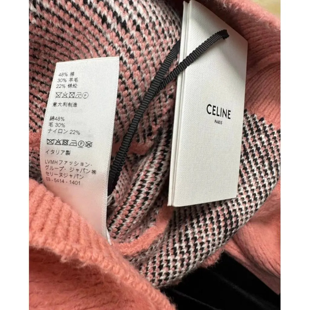 Celine Wool Knitwear MultiColor Wool Never worn, with tag - Model View