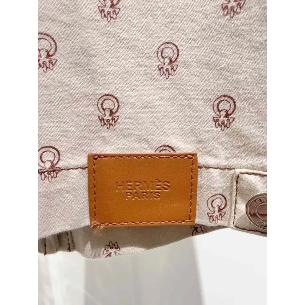 Hermes Beige Cotton Jacket Beige Cotton Very good - Inside View