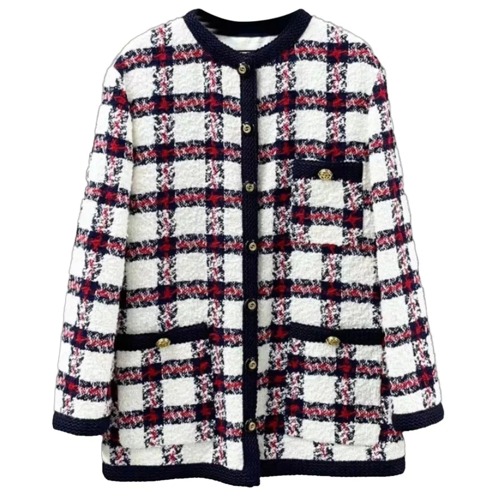 Gucci Wool Coat MultiColor Wool Very good - Front View
