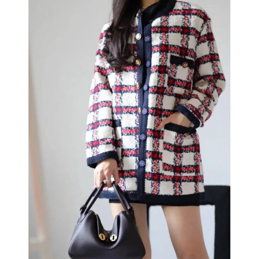 Gucci Wool Coat MultiColor Wool Very good - Inside View