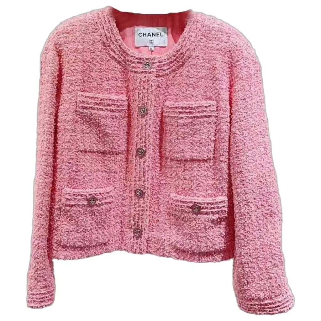 Chanel La Petite Veste Noire Tweed Jacket MultiColor Tweed Very good - Front View