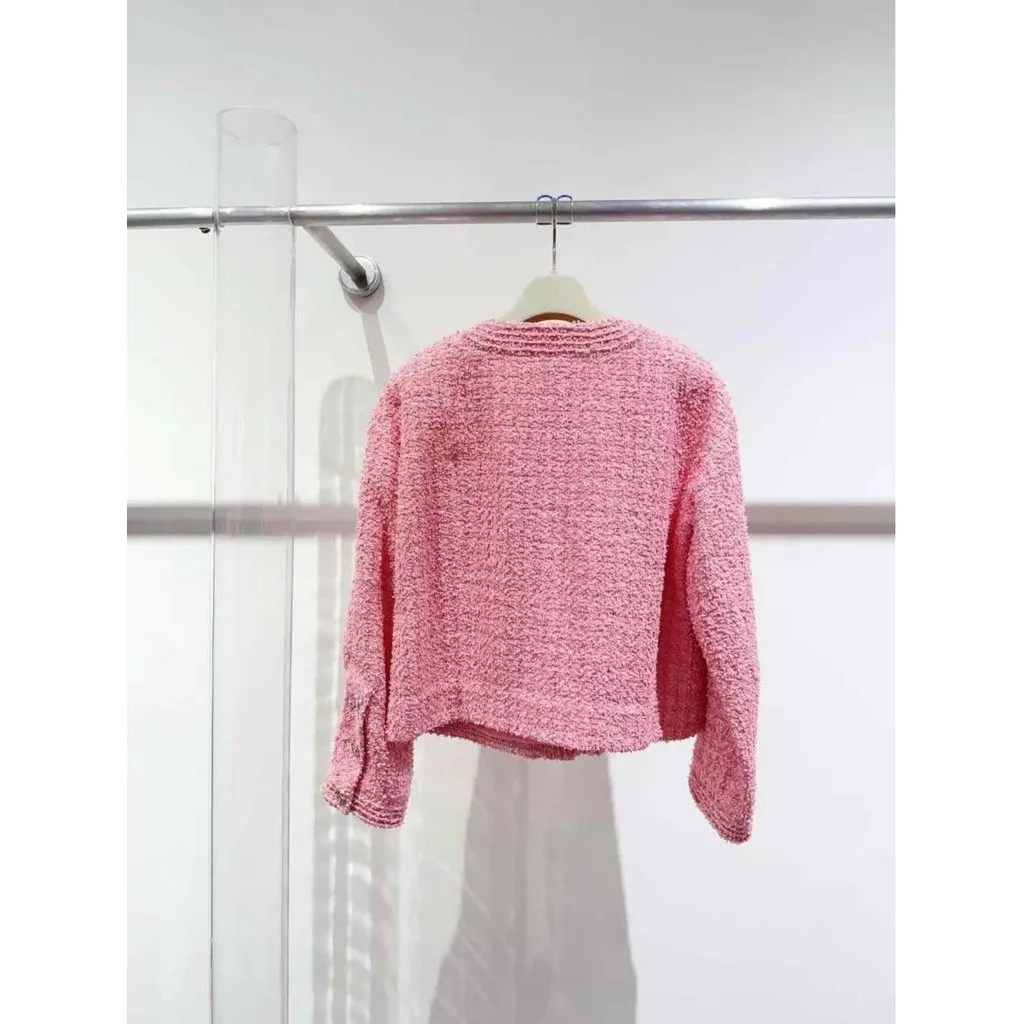 Chanel La Petite Veste Noire Tweed Jacket MultiColor Tweed Very good - Back View