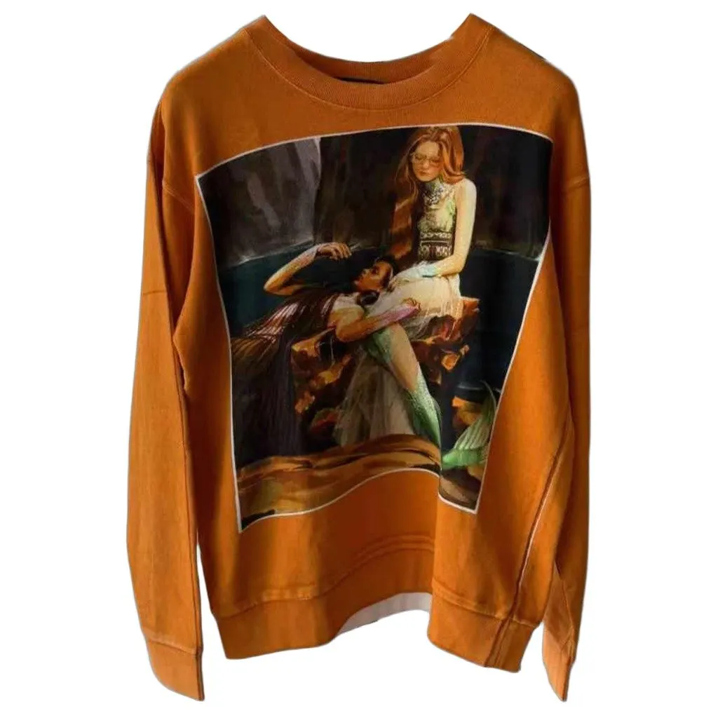 Gucci Orange Cotton Knitwear Orange Cotton Very good - Front View