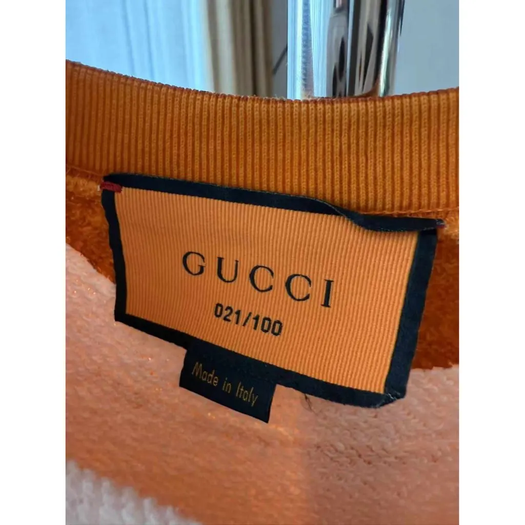 Gucci Orange Cotton Knitwear Orange Cotton Very good - Box View