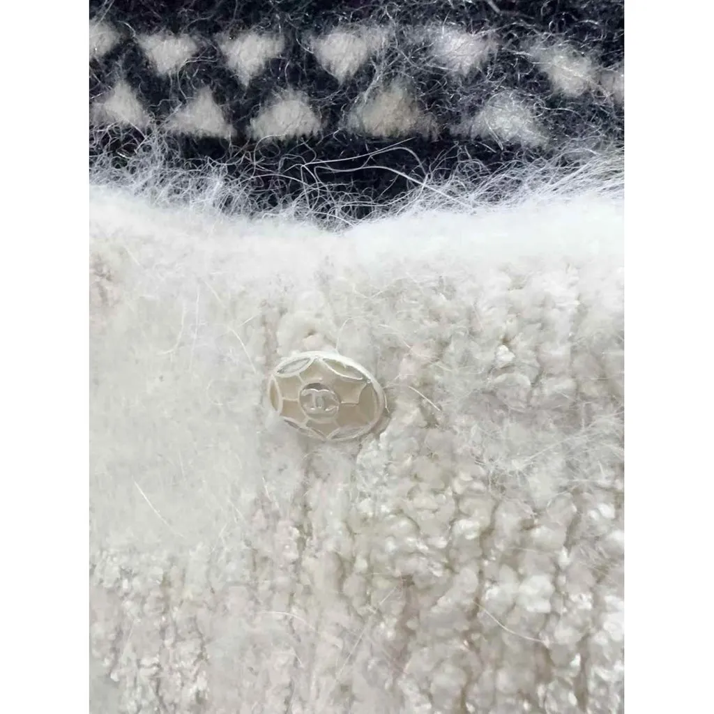 Chanel Wool Dress MultiColor Wool Very good - Back View