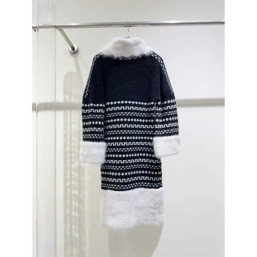 Chanel Wool Dress MultiColor Wool Very good - Inside View