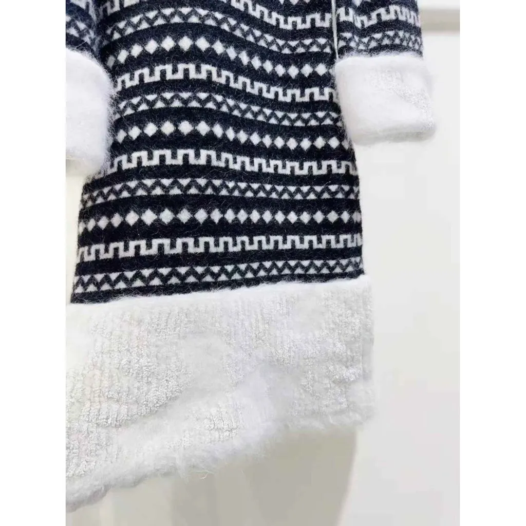 Chanel Wool Dress MultiColor Wool Very good - Box View