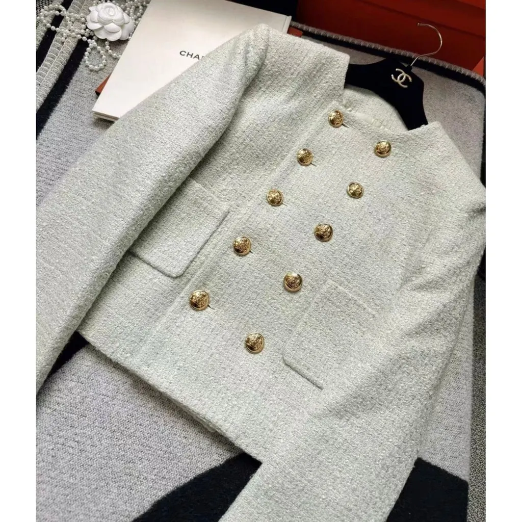 Celine Wool Jacket MultiColor Wool Very good - Back View