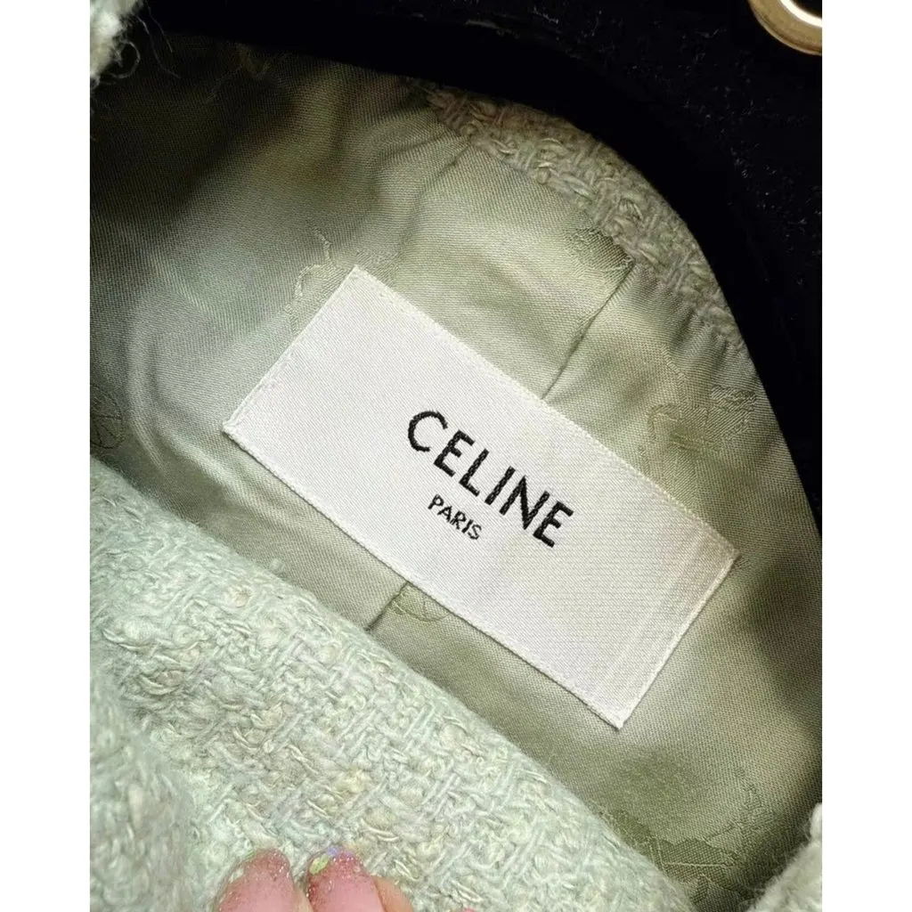 Celine Wool Jacket MultiColor Wool Very good - Inside View