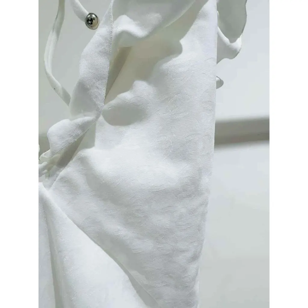 Chanel White Cotton Top White Cotton Very good - Inside View