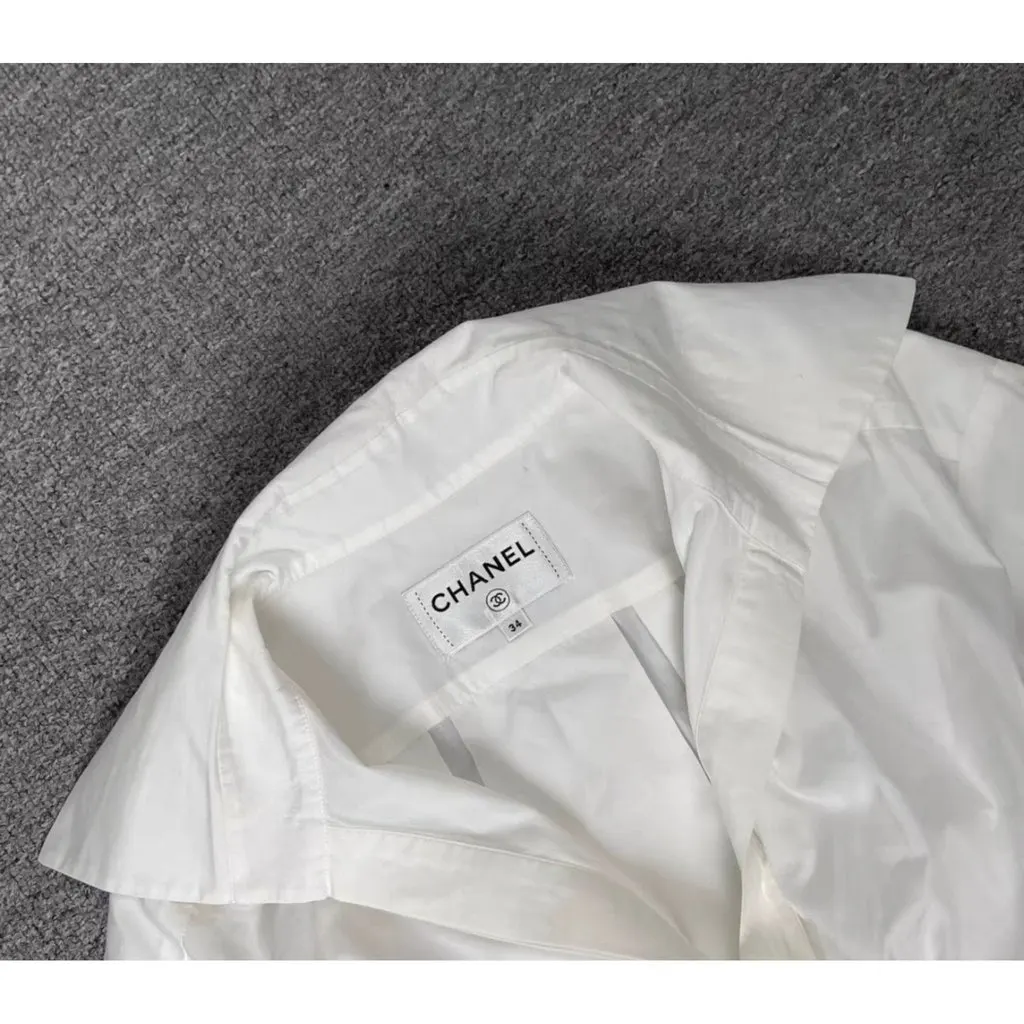 Chanel Cotton Dress MultiColor Cotton Very good - Back View