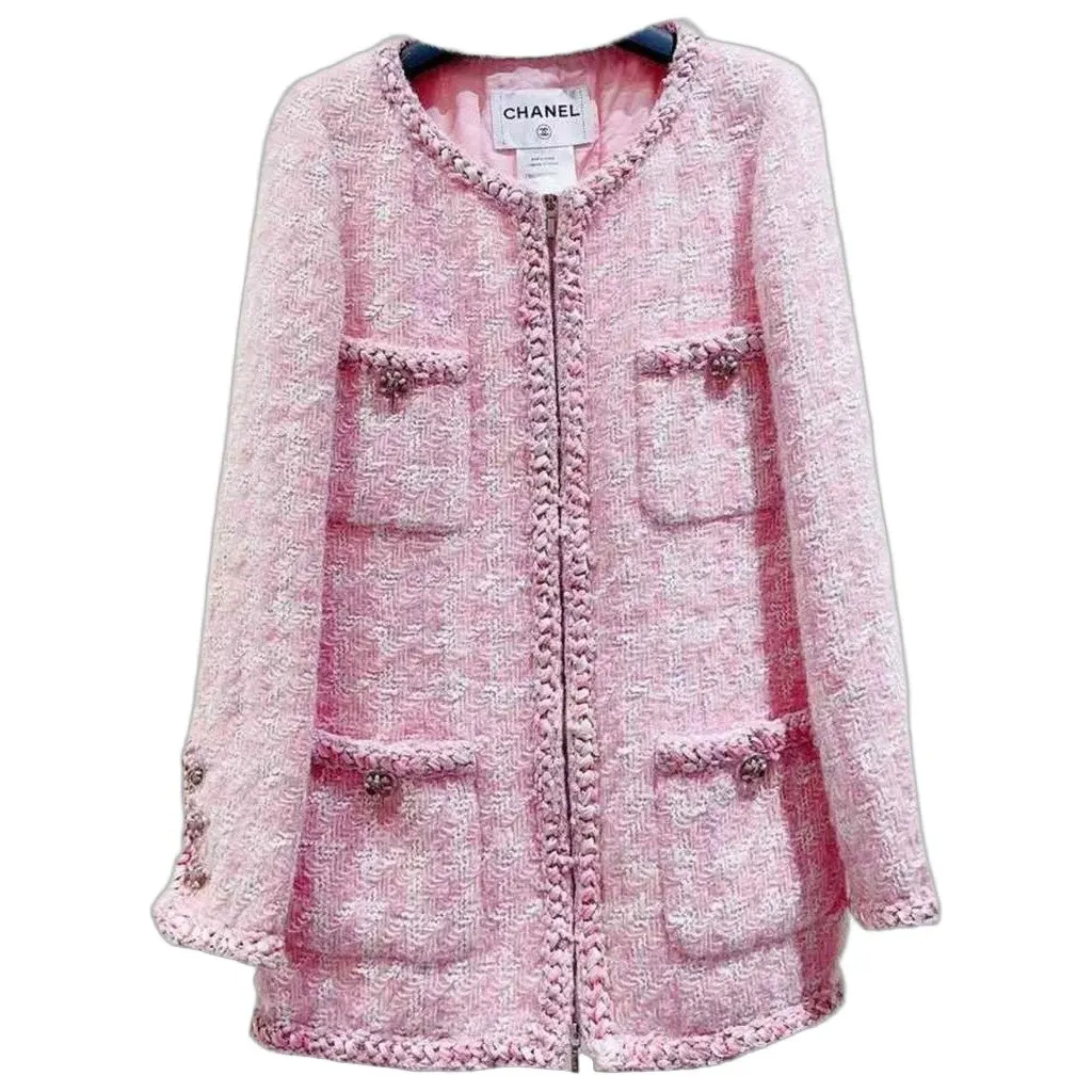 Chanel La Petite Veste Noire Tweed Jacket MultiColor Tweed Very good - Front View